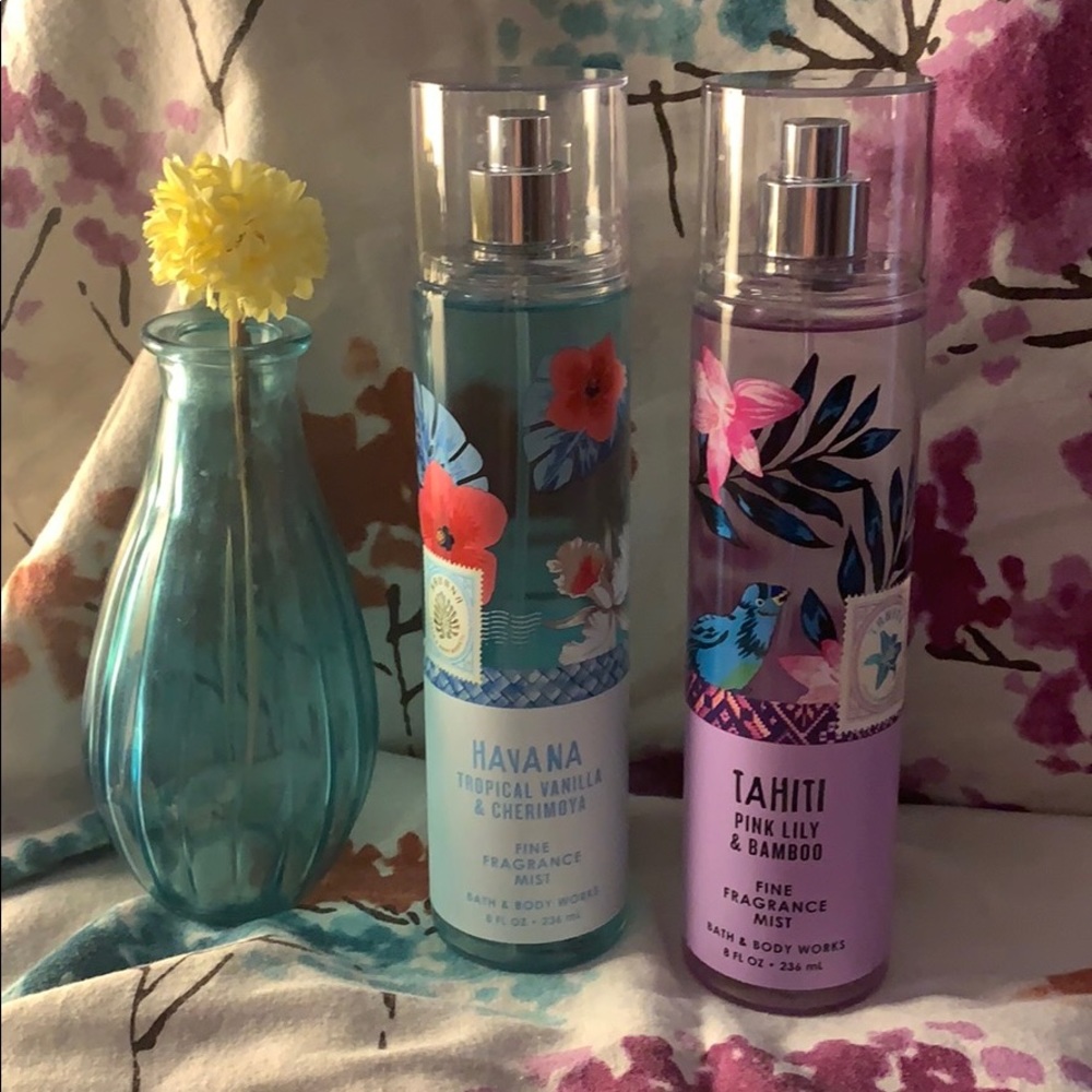 Bath & baby works mists